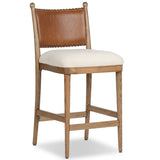 Bella Leather Bar & Counter Stool by Four Hands