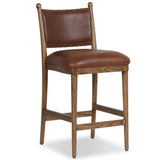Bella Leather Bar & Counter Stool by Four Hands