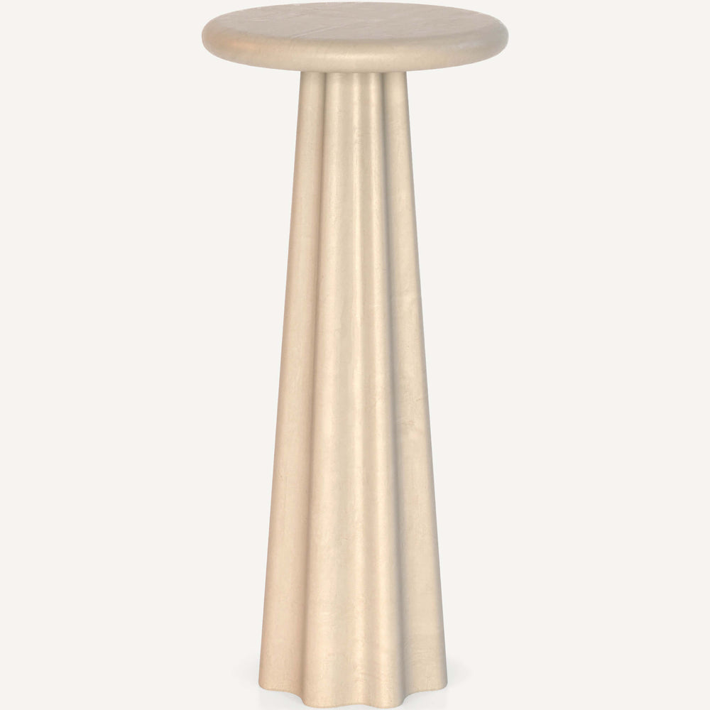 Bella Pedestal Table, Beige