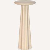 Bella Pedestal Table, Beige