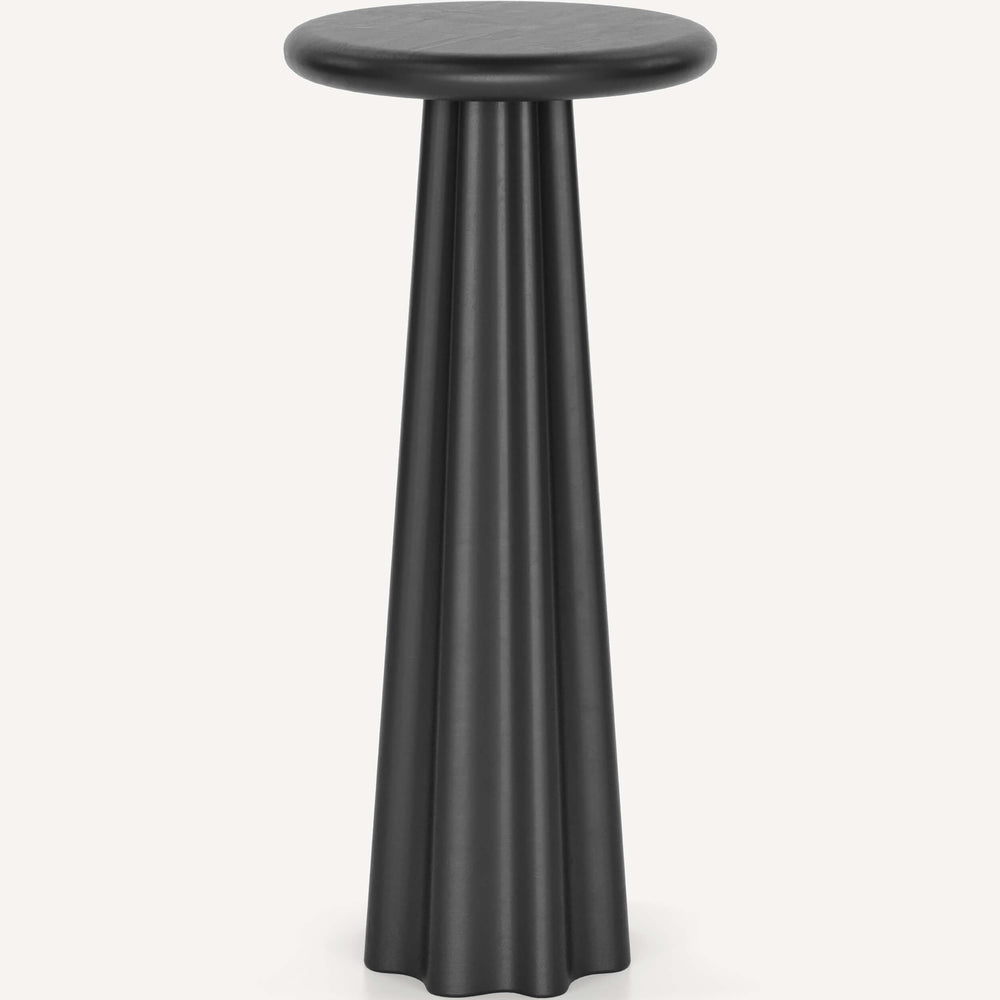 Bella Pedestal Table, Charcoal