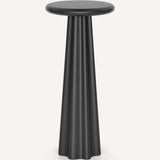 Bella Pedestal Table, Charcoal