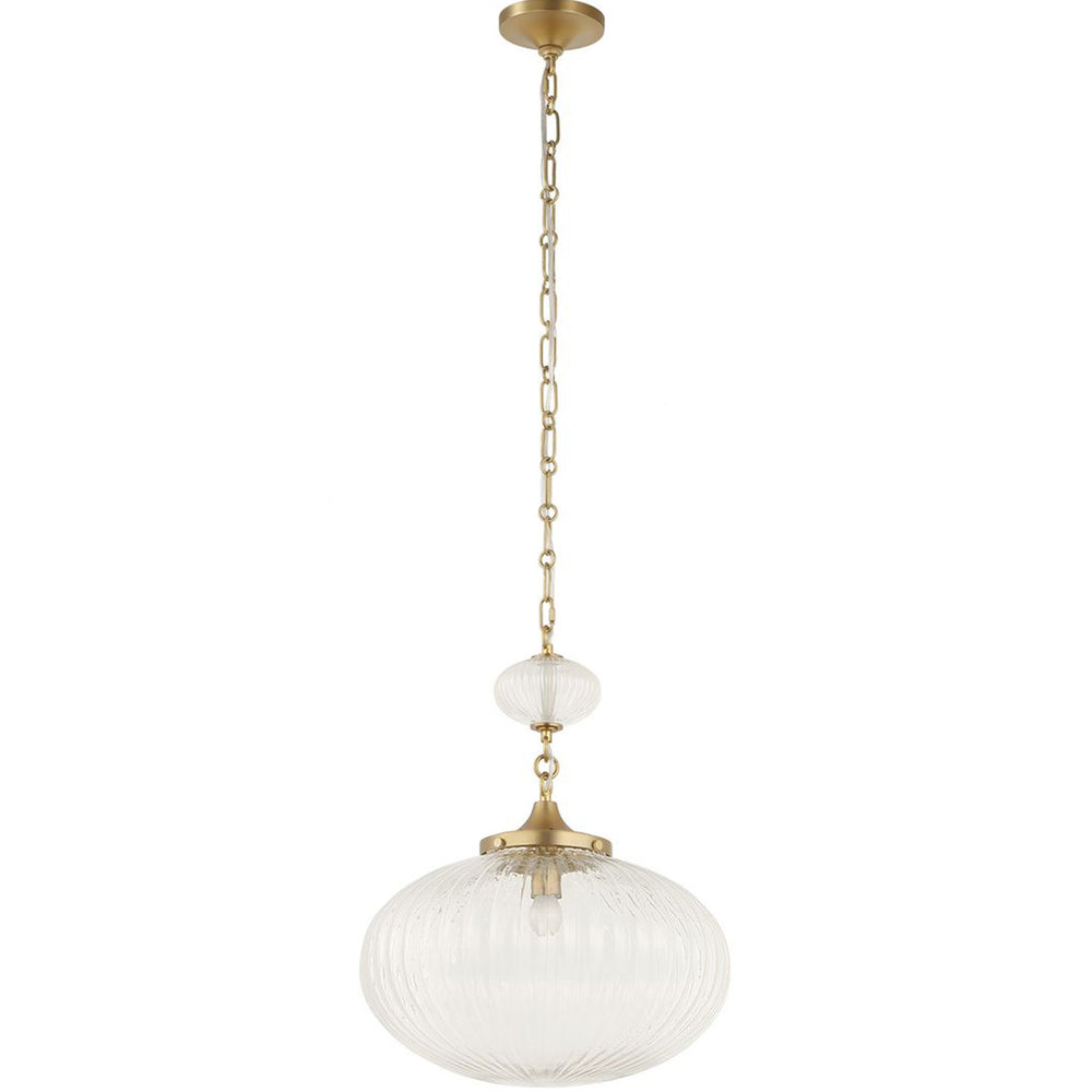 Bellaire 1 Light Pendant, Clear-Lighting-High Fashion Home