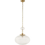 Bellaire 1 Light Pendant, Clear-Lighting-High Fashion Home