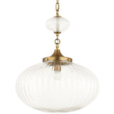 Bellaire 1 Light Pendant, Clear-Lighting-High Fashion Home