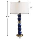 Bellore Table Lamp, Denim Blue