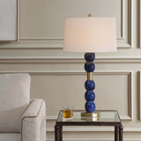 Bellore Table Lamp, Denim Blue