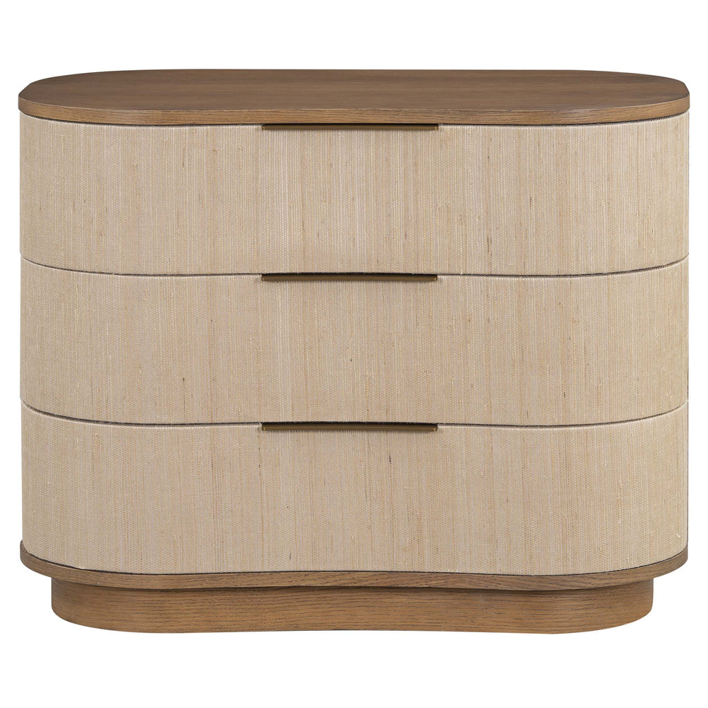 Belmont 3 Drawer Nightstand, Warm Oak-Furniture - Bedroom-High Fashion Home