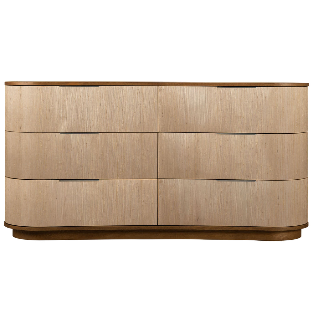 Belmont 6 Drawer Dresser, Warm Oak-Furniture - Bedroom-High Fashion Home