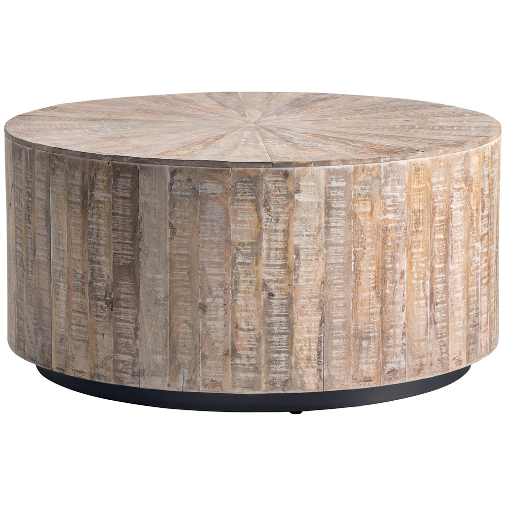 Bengal Manor Cocktail Table, White Wash-Furniture - Accent Tables-High Fashion Home