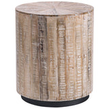 Bengal Manor End Table, White Wash-Furniture - Accent Tables-High Fashion Home