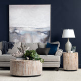 Bengal Manor End Table, White Wash-Furniture - Accent Tables-High Fashion Home