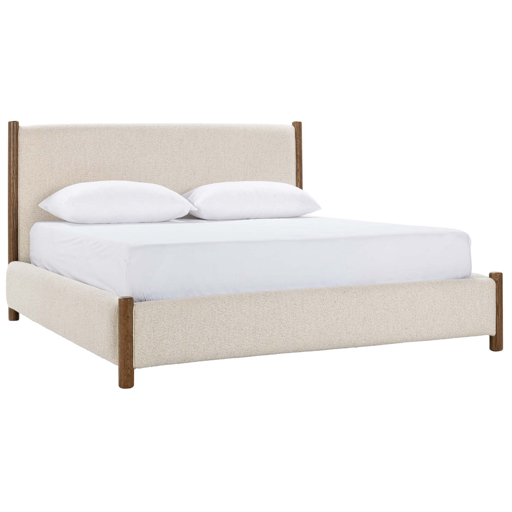 Bennington Bed, Dusty Beige-Furniture - Bedroom-High Fashion Home