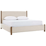 Bennington Bed, Dusty Beige-Furniture - Bedroom-High Fashion Home