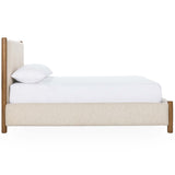 Bennington Bed, Dusty Beige-Furniture - Bedroom-High Fashion Home