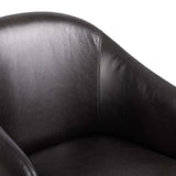 Bensen Leather Arm Chair, Sonoma Black