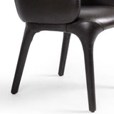 Bensen Leather Arm Chair, Sonoma Black