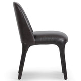 Bensen Leather Dining Chair, Sonoma Black, Set of 2