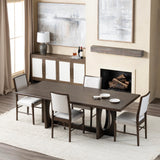 Bentley Dining Table, Brown-Furniture - Dining-High Fashion Home