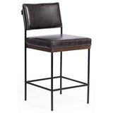 Benton Leather Bar & Counter Stool by Four Hands
