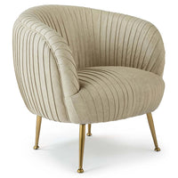 Beretta Leather Chair, Cappuccino