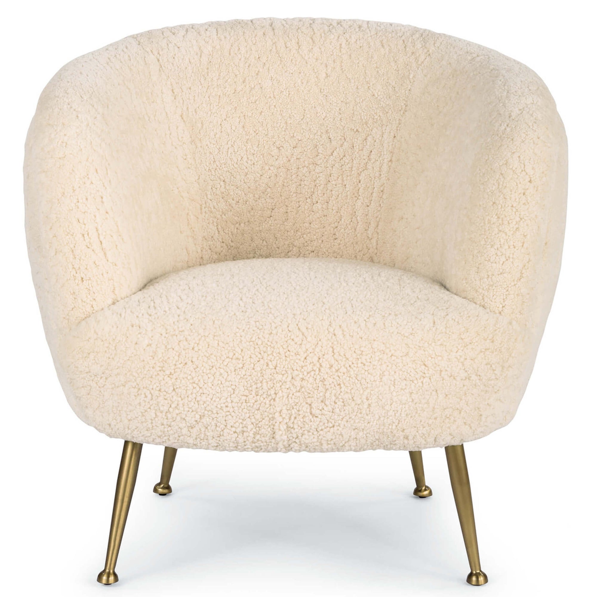 White sales sheepskin chair
