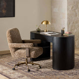 Bergen Desk Chair, Taupe Shearling by Four Hands-Furniture - Office-High Fashion Home