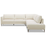 Berkeley 4 Piece Sectional, Lila Linen