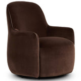 Berkley Swivel Chair, Surrey Cocoa by Four Hands-Furniture - Chairs-High Fashion Home