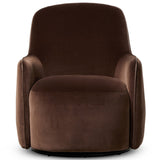 Berkley Swivel Chair, Surrey Cocoa by Four Hands-Furniture - Chairs-High Fashion Home