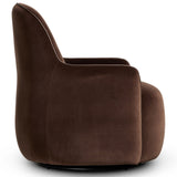 Berkley Swivel Chair, Surrey Cocoa by Four Hands-Furniture - Chairs-High Fashion Home