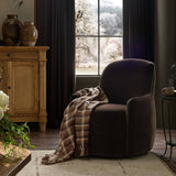 Berkley Swivel Chair, Surrey Cocoa by Four Hands-Furniture - Chairs-High Fashion Home
