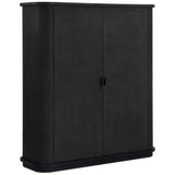 Berlin Cabinet, Black Linen by Four Hands