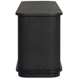 Berlin Media Console, Black Linen by Four Hands-Furniture - Storage-High Fashion Home