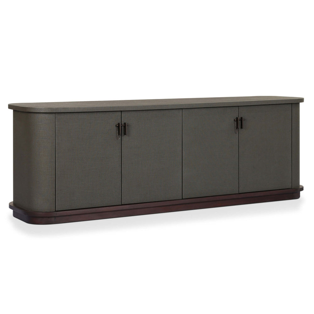 Berlin Media Console, Dark Green by Four Hands-Furniture - Storage-High Fashion Home