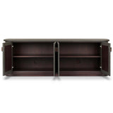Berlin Media Console, Dark Green by Four Hands-Furniture - Storage-High Fashion Home