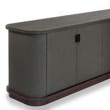 Berlin Media Console, Dark Green by Four Hands-Furniture - Storage-High Fashion Home