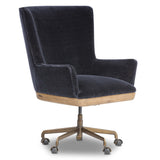 Bernardo Desk Chair, Monte Navy by Four Hands-Furniture - Office-High Fashion Home