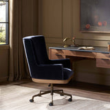 Bernardo Desk Chair, Monte Navy by Four Hands-Furniture - Office-High Fashion Home