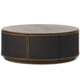 Bertie Coffee Table, Saddle Brown by Four hands-Furniture - Accent Tables-High Fashion Home