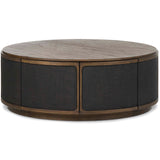 Bertie Coffee Table, Saddle Brown by Four hands-Furniture - Accent Tables-High Fashion Home