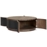 Bertie Coffee Table, Saddle Brown by Four hands-Furniture - Accent Tables-High Fashion Home