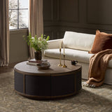 Bertie Coffee Table, Saddle Brown by Four hands-Furniture - Accent Tables-High Fashion Home