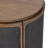 Bertie End Table, Saddle Brown by Four Hands-Furniture - Accent Tables-High Fashion Home