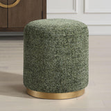 Beth Ottoman, Green-Furniture - Benches-High Fashion Home