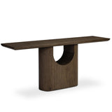 Bevie Console Table, Brown Oak by Four Hands-Furniture - Accent Tables-High Fashion Home