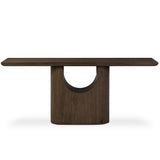 Bevie Console Table, Brown Oak by Four Hands-Furniture - Accent Tables-High Fashion Home