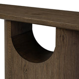 Bevie Console Table, Brown Oak by Four Hands-Furniture - Accent Tables-High Fashion Home