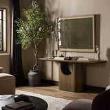 Bevie Console Table, Brown Oak by Four Hands-Furniture - Accent Tables-High Fashion Home
