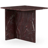 Bexly Square End Table, Red